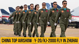 China top airshow : Y-20、KJ-2000 & Su-35 fly in Zhuhai Airshow