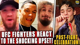 MMA Community REACT to Ryan Garcia's SHOCKING upset win over Devin Haney! Rockhold KO win;Conor,Dana