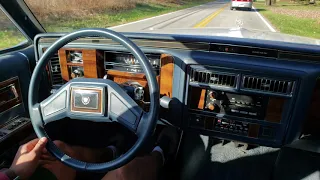 1987 Cadillac Brougham d'Elegance start up and drive - Sold