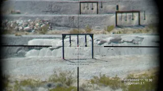 Kahles K16i 1-6x at 3, 2, and 1 MOA targets at 224 yards through Triggercam 2.1