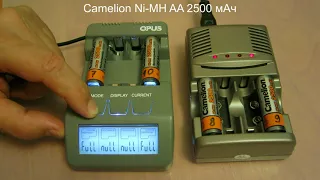 VS-20. Camelion Ni-MH AA 2500 мАч  Часть 2. Тренировка аккумуляторов