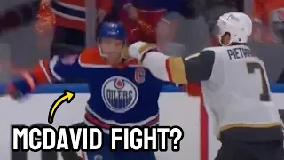 The Ending of this game was INSANE (McDavid Fight)