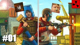 How a builder and a PVP chad play Rust... (Ft. Spoonkid)