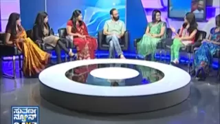 Seg _ 1 - Guru Prasad with Suvarna girls - 10 Mar 2013 - Suvarna News