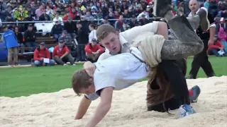 Remo Käser gewinnt Eidgenössischer Nachwuchsschwingertag (ENST) 2012 in Hasle-Entlebuch