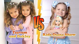 Kids Diana Show VS Taytum and Oakley (The Fishfam) Transformation 👑 New Stars From Baby To 2023