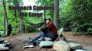 Hammock Camping in Linville Gorge - Grand Loop Backpacking Trip
