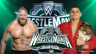 Gunther vs Brock Lesnar