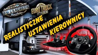 Kieruj jak prawdziwy trucker! | Realistyczne ustawienia kierownicy ETS2! G29/G920/G923/G25/G27/DFGT