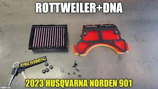 2023 Norden 901 Part 11 (DNA air filter and Rottweiler power plate)