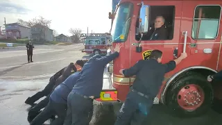 Belleville Fire Push-in Ceremony