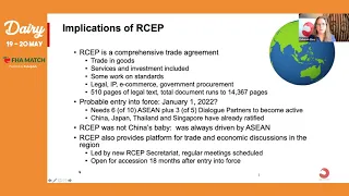 RCEP – Trade Implications for Dairy in Asia-Pacific