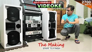 The Making - Videoke Speakers 2700watts😲😲😲 - Budget & Practical Design for any Sound Setup |Aleks On