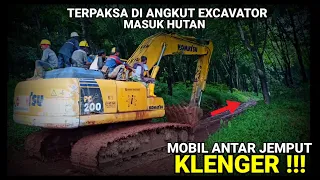 PALING PARAH‼️Excavator Membawa Pulang Pekerja Yang Terjebak Di Hutan