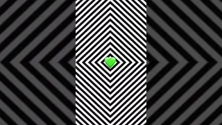 Stare deep into the green heart💚 #illusion #trythis