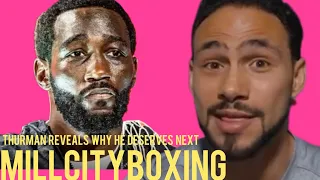 Keith Thurman Sends Terrence Crawford a Message Theres No Bigger Test Then The Thurman Test