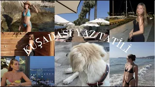 Kuşadası Vlog⎪Kuşadasın' da ailemlen birlikte yaz tatili, Beach days, Restaurants & Canlı Müzik