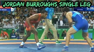 Jordan Burroughs Film Study (Single Leg vs. Isaiah Martinez)