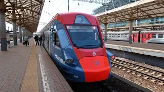 EG2Tv EMU ride from Novoperedelkino To Moscow Kiyevskaya railway station