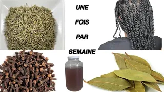 CHEVEUX NATURELS FORTS AVEC CES 3 INGRÉDIENTS