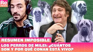 Los perros de Milei: ¿cuántos son y por qué Conan está vivo? | Resumen Imposible en Maldita Suerte