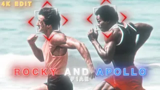 Rocky and Apollo Edit || VOJ, Narvent - Memory Reboot || tribute to Carl Weathers ||