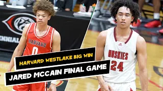 Jared McCain Plays his final High School game 🥺 Harvard Westlake showcases Elite level talent in win