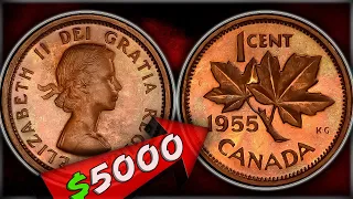 VALUABLE CANADIAN PENNIES YOU CAN FIND WORTH BIG MONEY!!