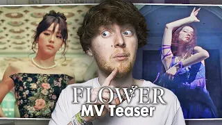 SHE LOOKS STUNNING! (JISOO - ‘FLOWER’ MV Teaser | Reaction)