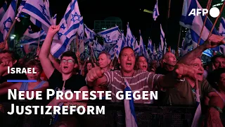 Neue Proteste in Israel gegen Justizreform | AFP