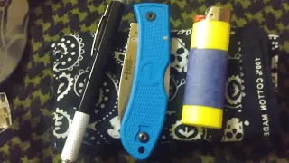 EDC belly band carry and pocket dump
