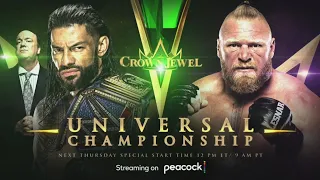WWE 2K20 Roman Reigns vs Brock Lesnar Crown Jewel Prediction Highlights