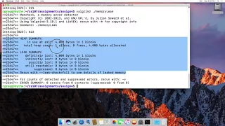 How to use valgrind