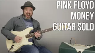 How to Play the Solo to "Money" by Pink Floyd - David Gilmour Solo Lesson