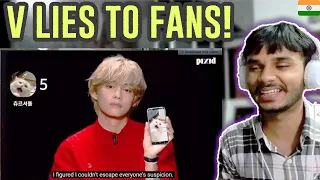 V PLAYS IN GAME SHOW! Are you Team Dog or Team Cat? (feat. BTS V) | PIXID  Reaction