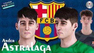 Ander Astralaga Face PES 2021 PES 2020 FC Barcelona | NISZ Gaming | PES Face