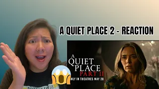 A Quiet Place 2 Final Trailer Reaction | in Cinema May 28, 2021