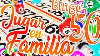 BINGO ONLINE 75 BOLAS GRATIS PARA JUGAR EN CASITA | PARTIDAS ALEATORIAS DE BINGO ONLINE | VIDEO 50