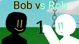 Bob vs Rob part 1(slap battles) (roblox animation)