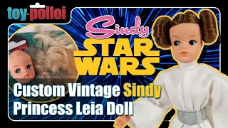 Custom Vintage Sindy as Princess Leia doll - Toy Polloi