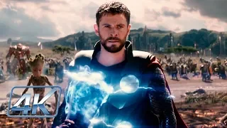 Thor Llega a Wakanda Y Quiere Pelear con Thanos | Avengers IW (2018) | IMAX(4K-HD)