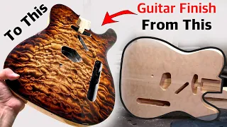 How To Finish A Guitar - Open Source CNC Telecaster Build - Part 2 of 3