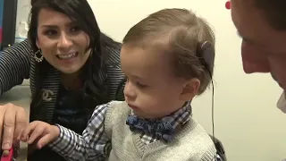 Son of KSAT executive producer hears parents' voices for first time due to cochlear implants