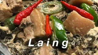 Laing. Paano iluto nang walang kakati-kati. Halina't magluto ng "LAING". Laing Recipe, my favorite.