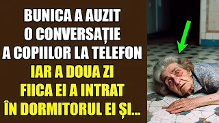 Bunica a auzit o conversație a copiilor la telefon. Iar a doua zi, fiica ei a intrat în dormitor...