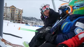 How to ski on one ski