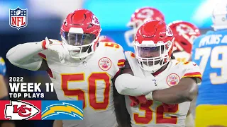 Kansas City Chiefs Top Plays vs. Los Angeles Chargers | 2022 Regular Season Week 11