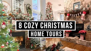 8 Christmas Antique Farmhouse Home Tours (Music Only)