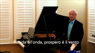 Santa Lucia, Neapolitan song with Italian lyrics