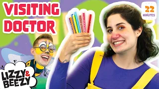 Doctor Checkup for Kids 🩺👩‍⚕️ Visit the Doctor Song - Toddler Learning - Lizzy And Beezy 🐝